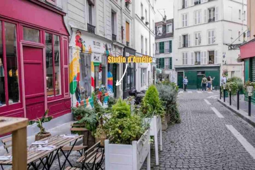 Amelie Poulain Studio In Heart Of Montmartre Paříž Exteriér fotografie